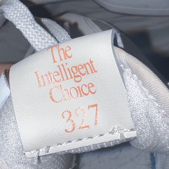 White blue& Orange New Balance 327 Sneakers gently worn size 10 woman’s. $58 - Picture 2 of 6